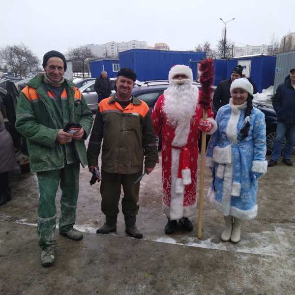 Праздничные новогодние мероприятия были организованы в ОАО "Строительный трест № 9, г.Витебск"