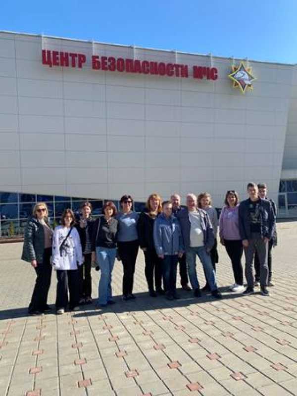 Посещение Образовательного центра безопасности МЧС работниками инспекции Департамента контроля и надзора за строительством по Витебской области.
